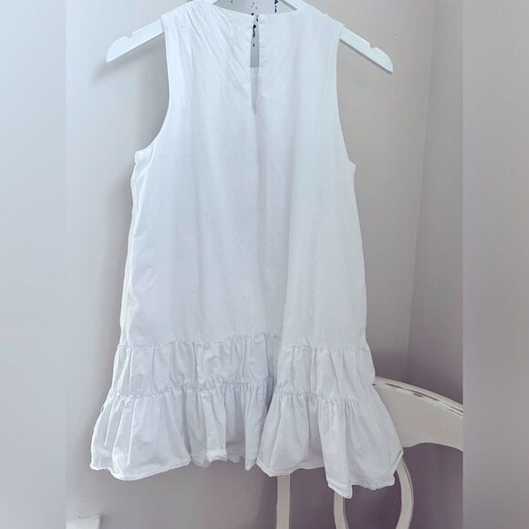 Floral Embroidered White Dress 2025 Size Small - Picture 6 of 6